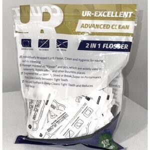 UR-Excellent Adv Clean 2 in 1 Flosser-Individually Wrapped